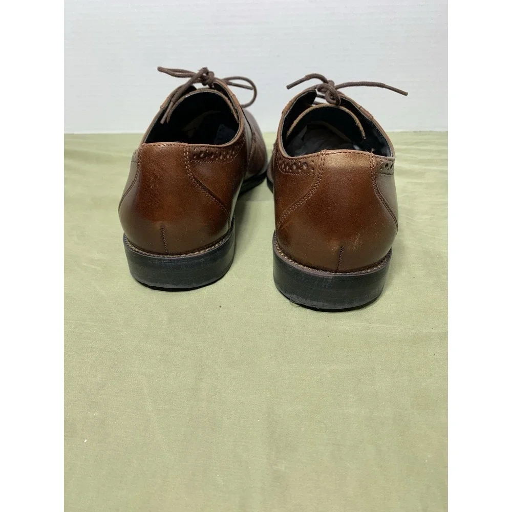 Stacy Adams Mens Brown Leather Oxfords dress Shoes‎ Size 8M